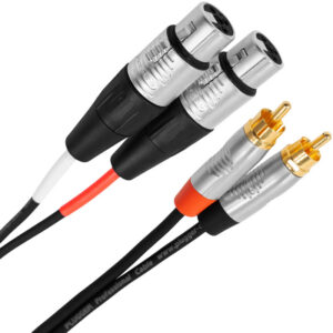Câble bretelle RCA/XLR F 3m Touring Plugger - Câblage - Sonowest
