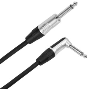 Câble Jack 6.35 / Jack 6.35 Coudé 3m Touring Plugger - Câblage - Sonowest