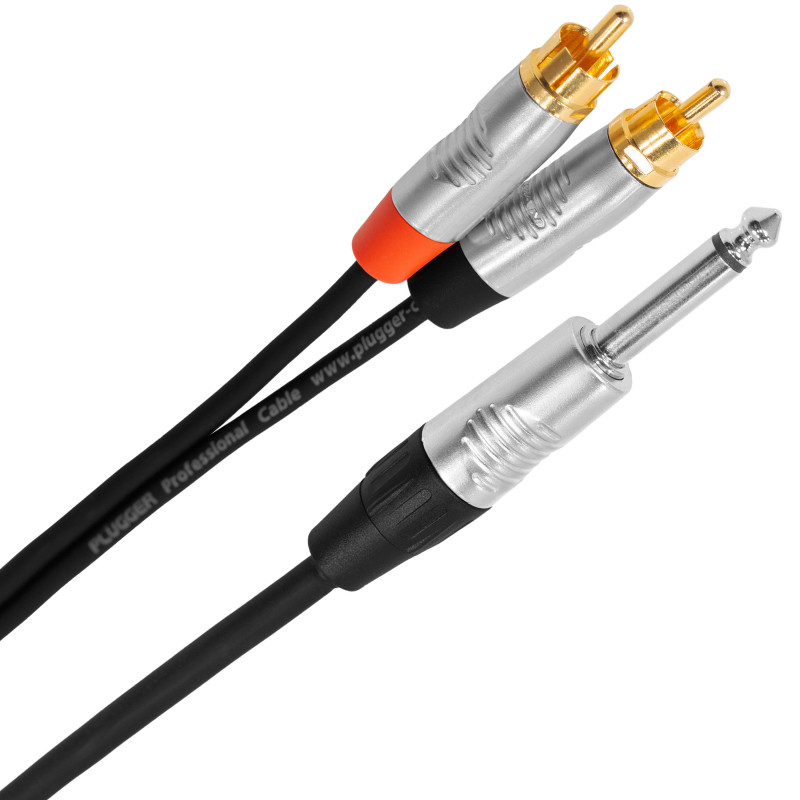 Câble Jack Mono / 2 Rca 3M Touring Plugger