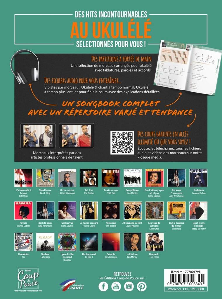 SONGBOOK UKULELE Coup de pouce - Instruments de musique - Sonowest