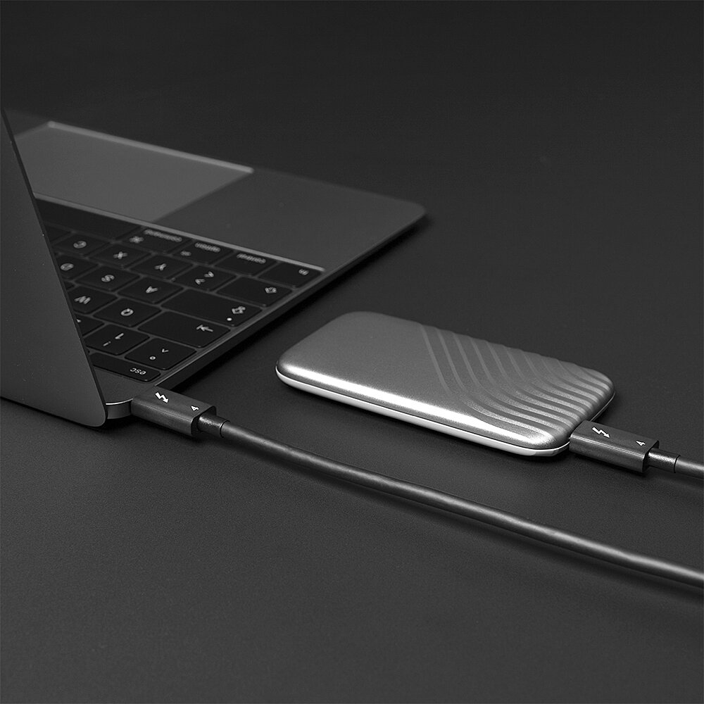 Câble Thunderbolt 4, 40 Gbit/s, PD 100W, passif, 0.5m Lindy – Image 6