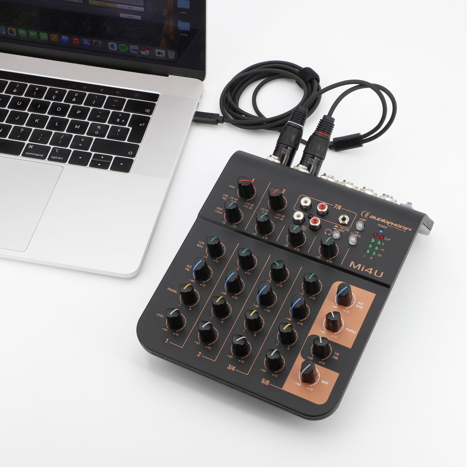 USBC DAC-2XLRM Hilec - Câblage - Sonowest