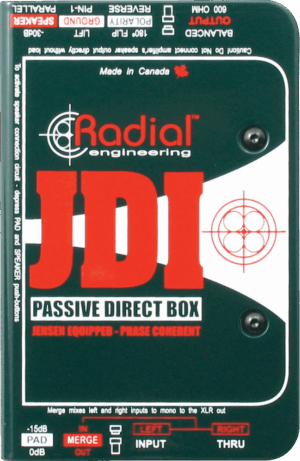 JDI Radial Engineering - Boites de DI - Sonowest