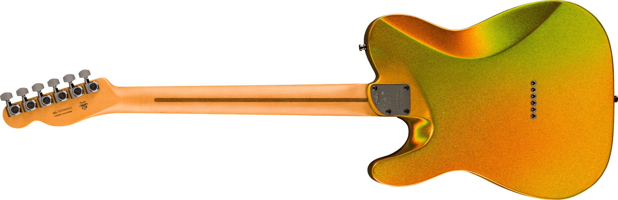 75th ANNIVERSARY AMERICAN ULTRA II TELECASTER LIQUID GOLD Fender – Image 2