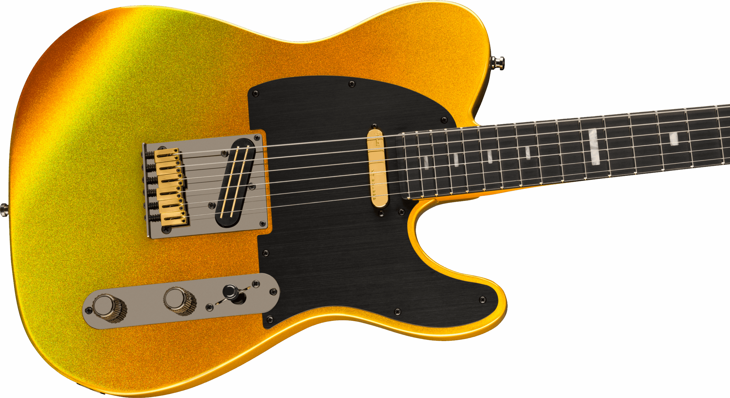 75th ANNIVERSARY AMERICAN ULTRA II TELECASTER LIQUID GOLD Fender – Image 4