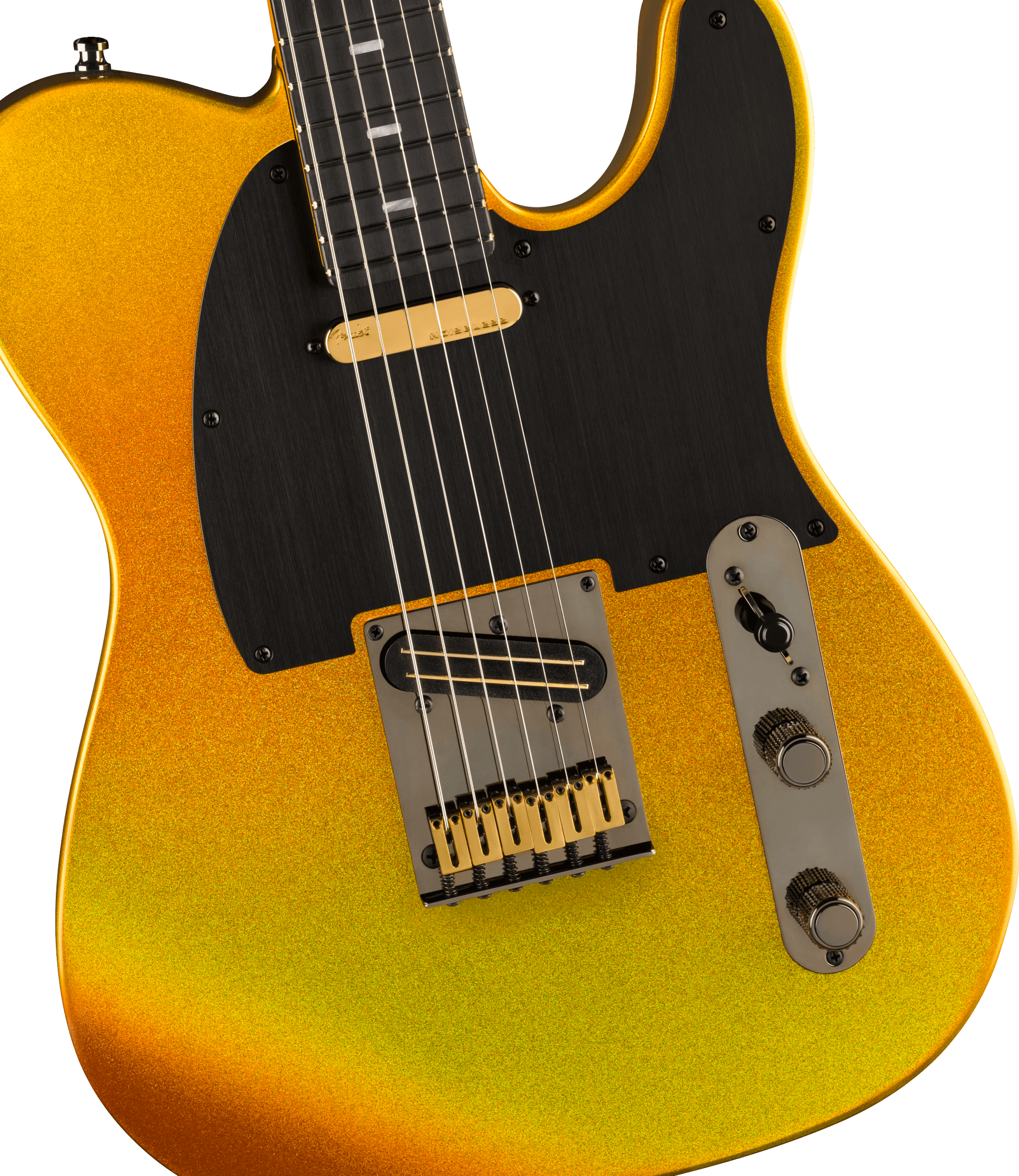75th ANNIVERSARY AMERICAN ULTRA II TELECASTER LIQUID GOLD Fender – Image 3