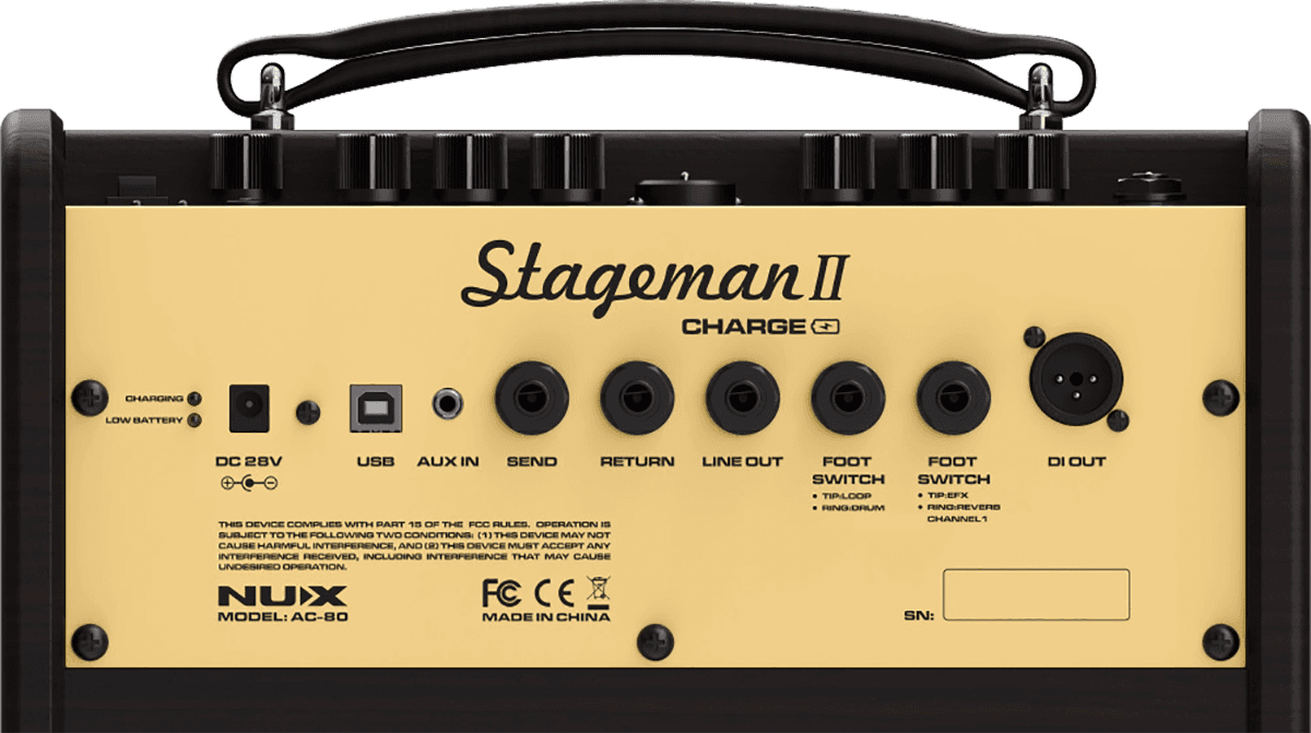 STAGEMAN2-AC80 Nux - Amplis guitare - Sonowest
