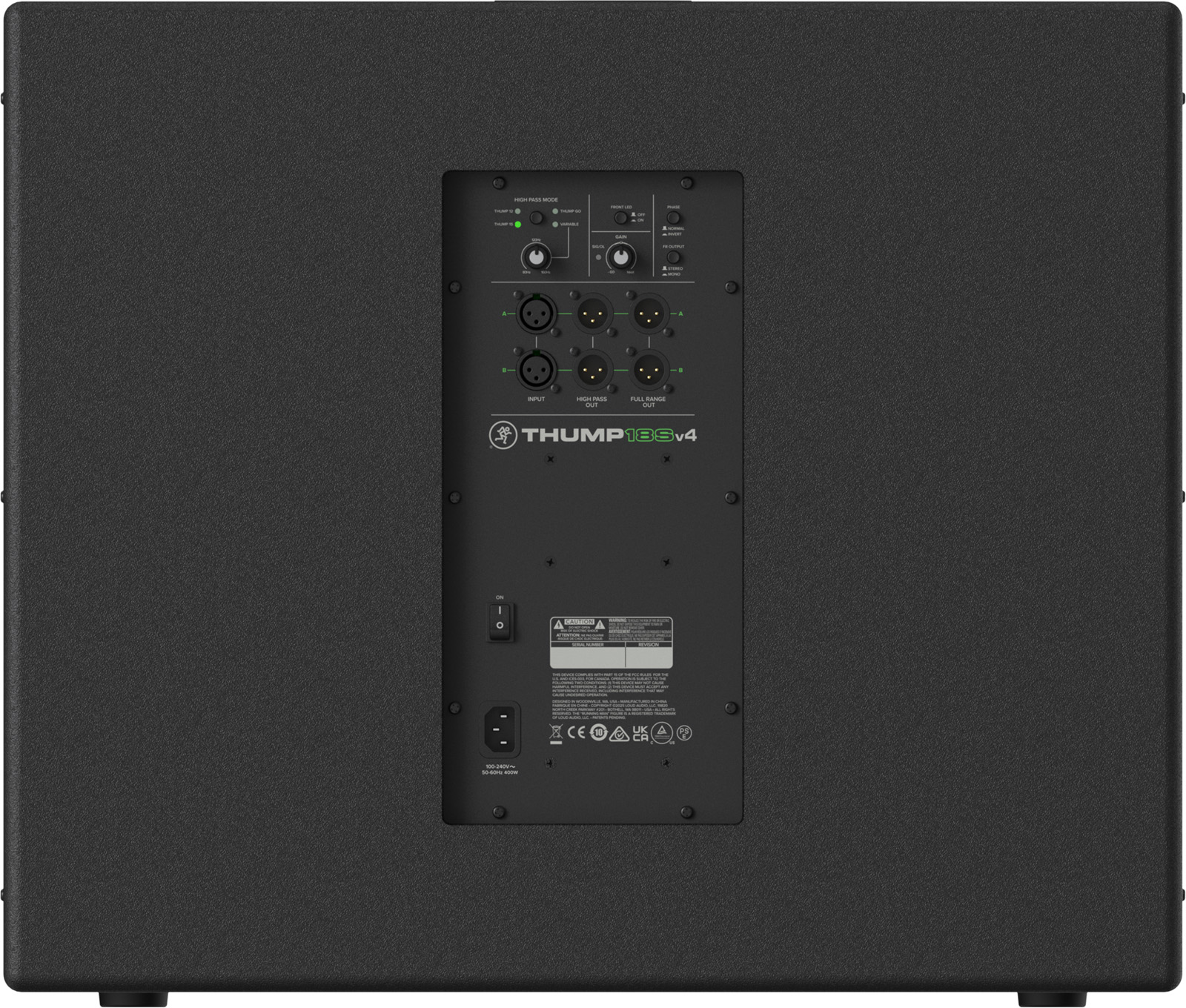 THUMP18SV4 Mackie - Caisson de basses actif - Sonowest