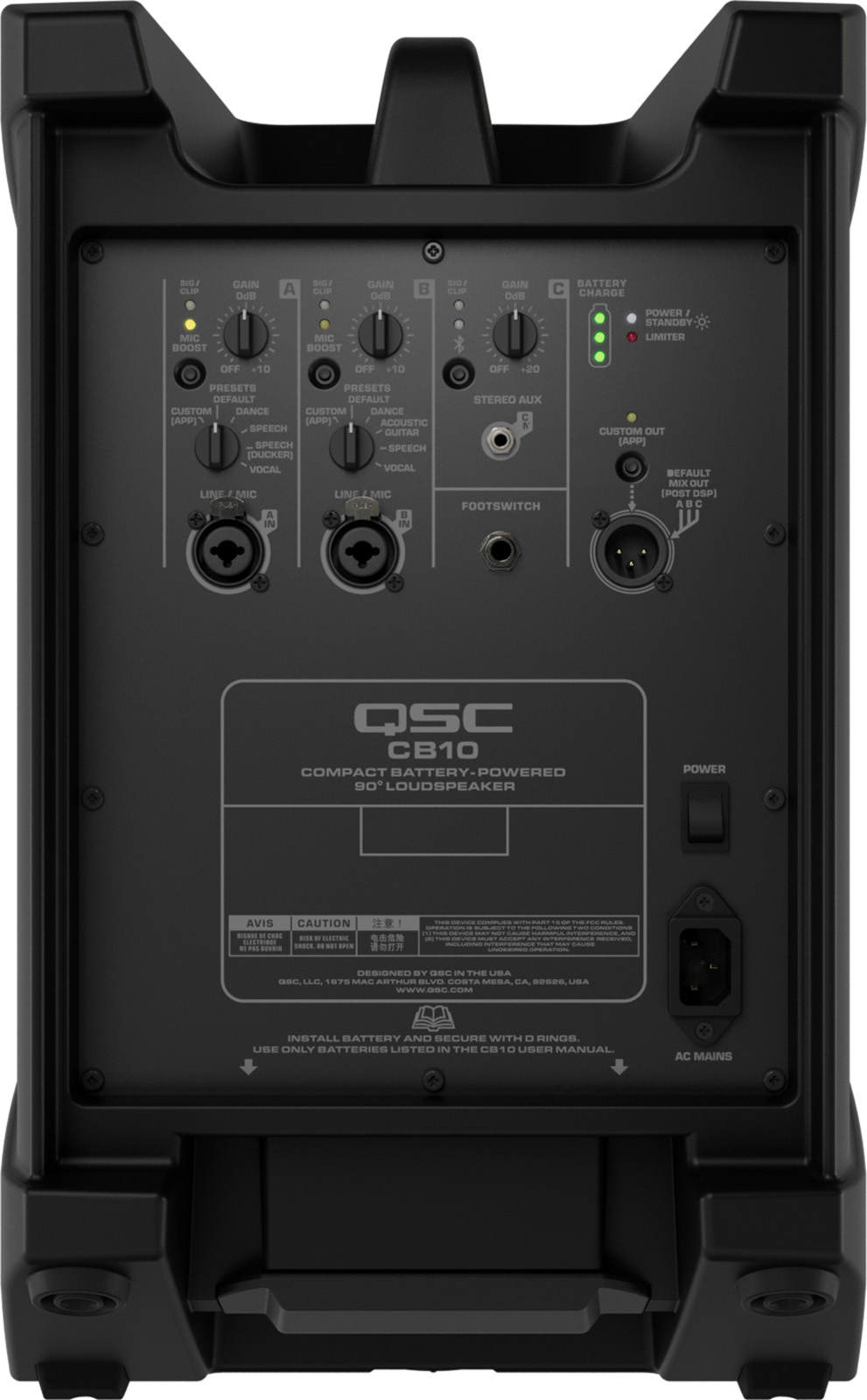 CB10 QSC Audio - Sonorisation - Sonowest