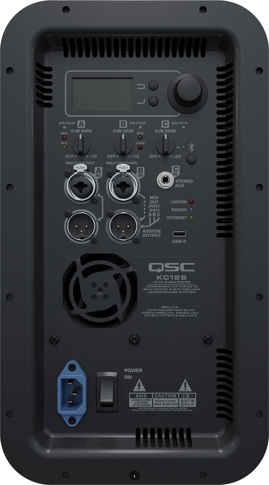 KC12T-BK-SYSTEM QSC Audio – Image 7