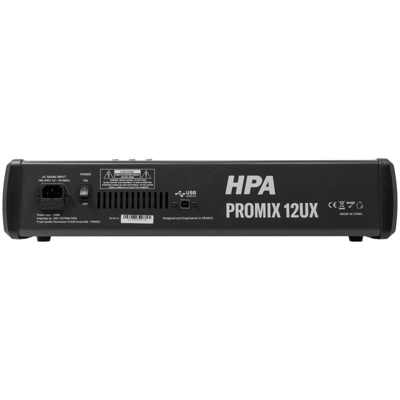 Promix 12 UX HPA - Consoles Analogiques - Sonowest