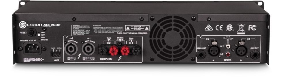 XLS 2502 Crown - Amplificateurs 8 Ohms - Sonowest