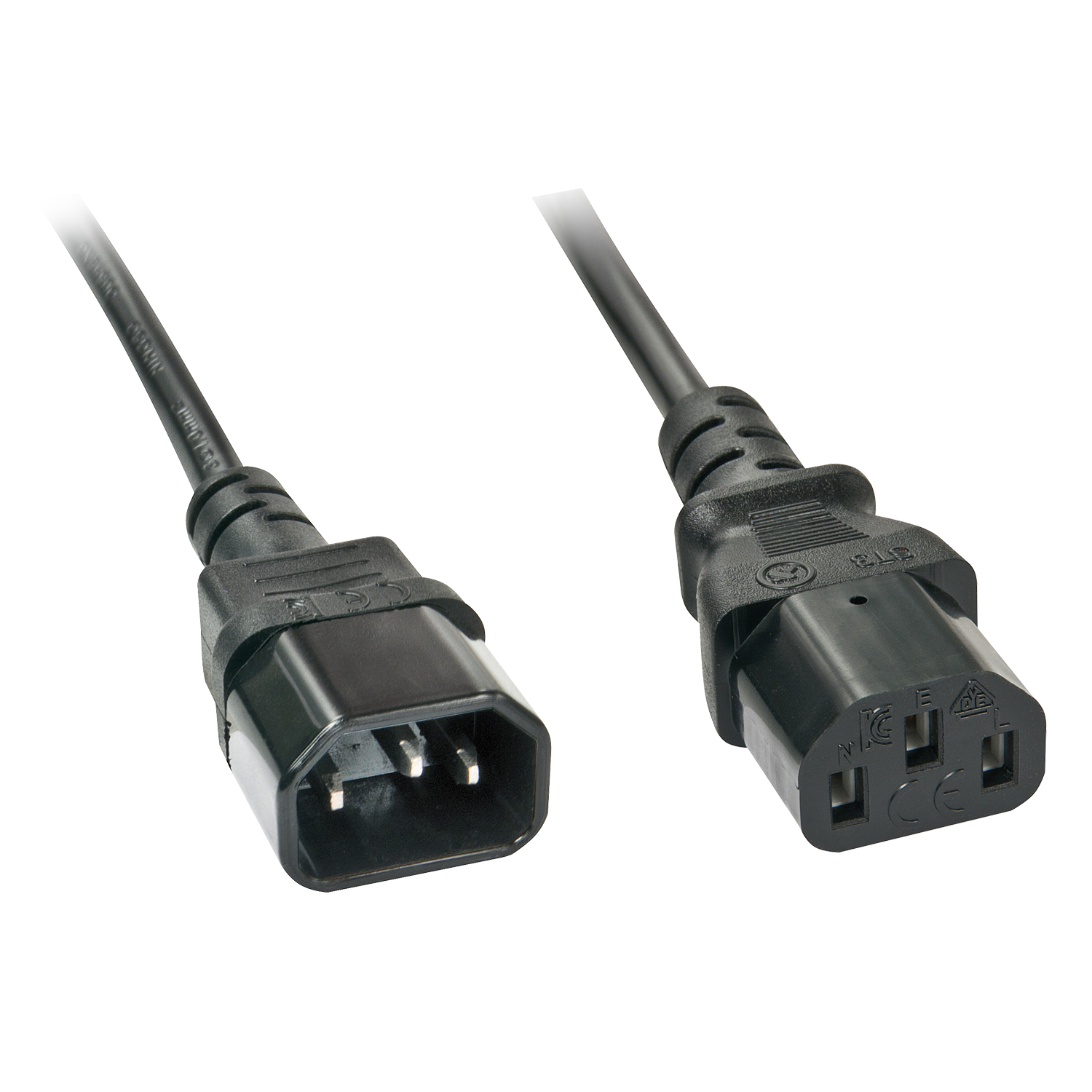 Connecteur IEC C14 vers IEC C13 Lindy - Alimentations CEE/Schuko - Sonowest