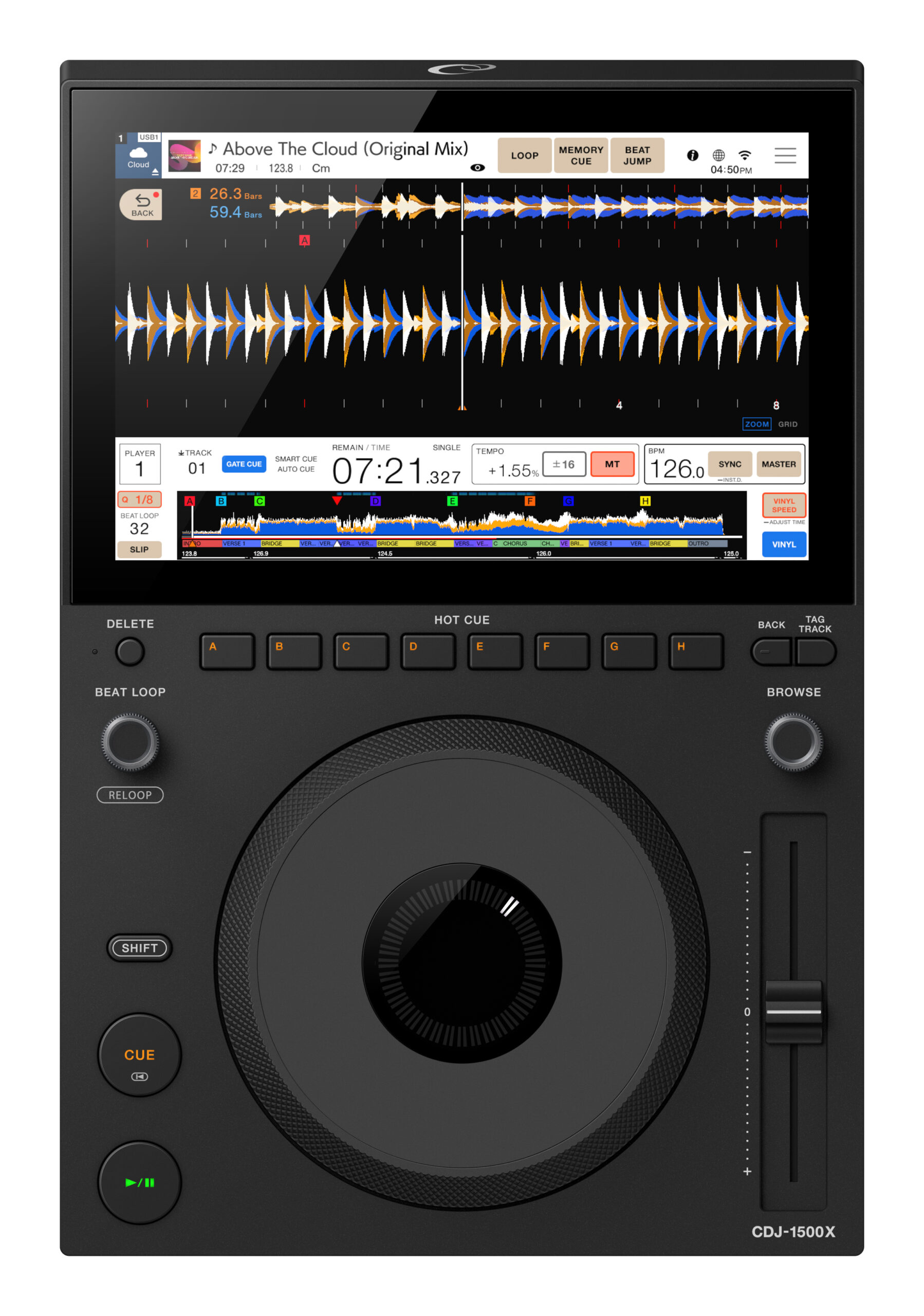 CDJ-1500X AlphaTheta / Pioneer DJ - Platines Multimédias à Plat - Sonowest