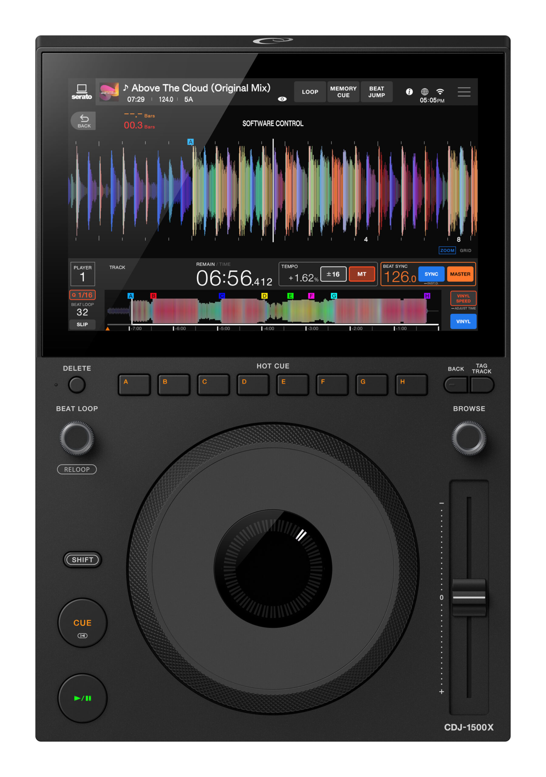 CDJ-1500X AlphaTheta / Pioneer DJ - Platines Multimédias à Plat - Sonowest