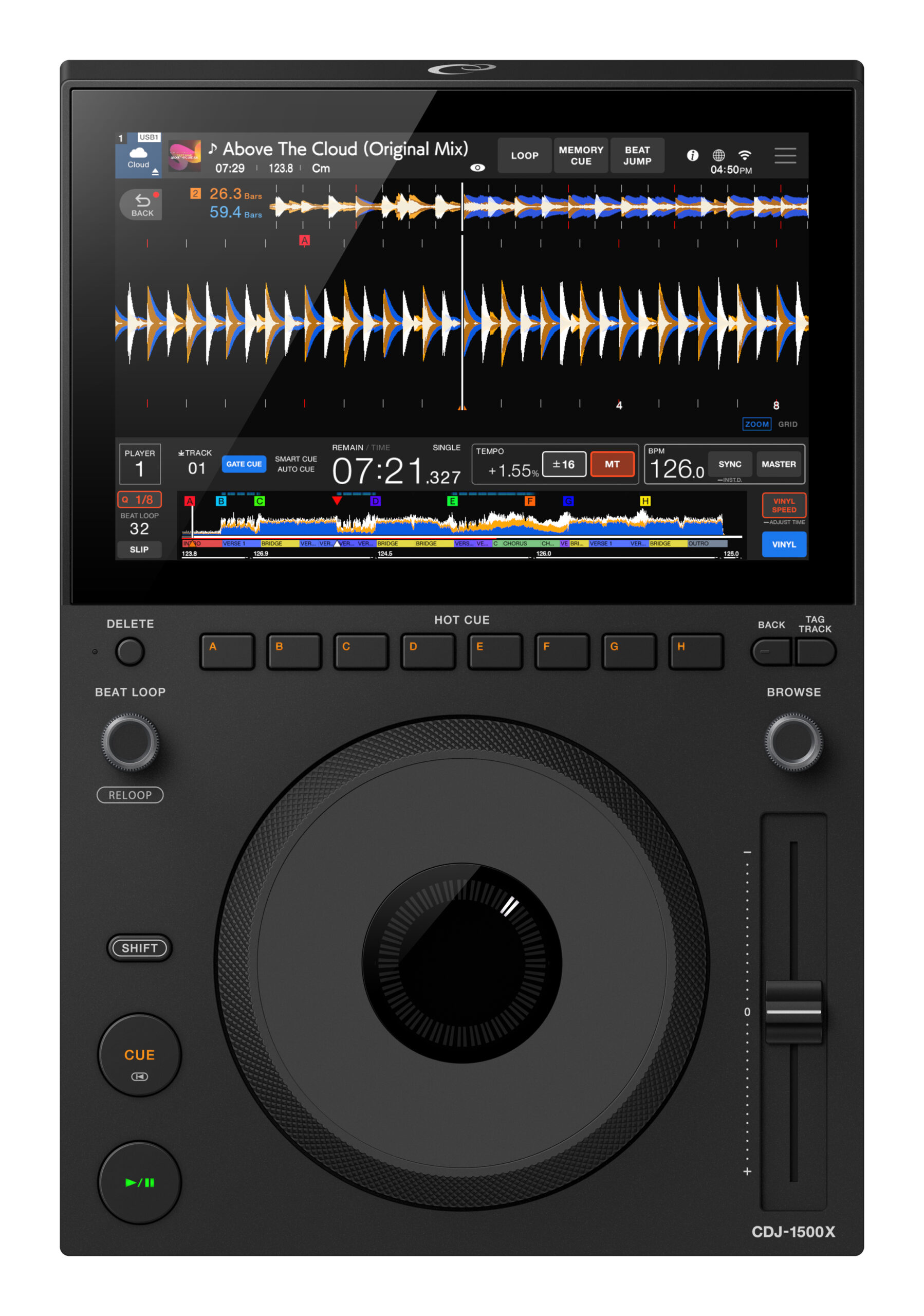 CDJ-1500X AlphaTheta / Pioneer DJ - Platines Multimédias à Plat - Sonowest