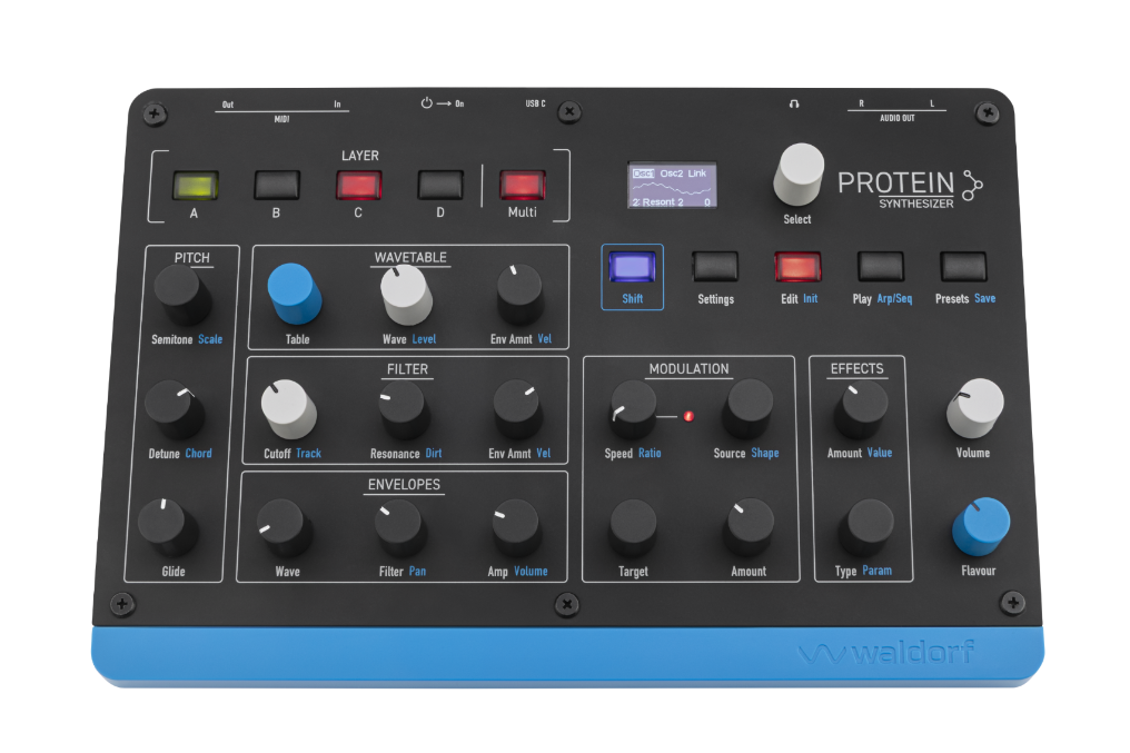 Protein Waldorf - Synthétiseurs Analogiques/Numériques - Sonowest