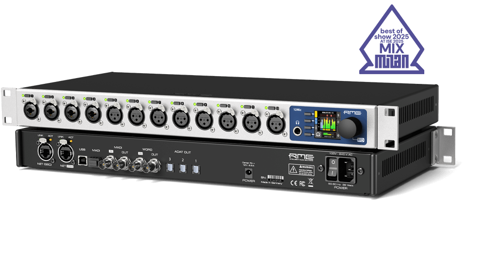 12Mic RME - Préamplificateurs - Sonowest