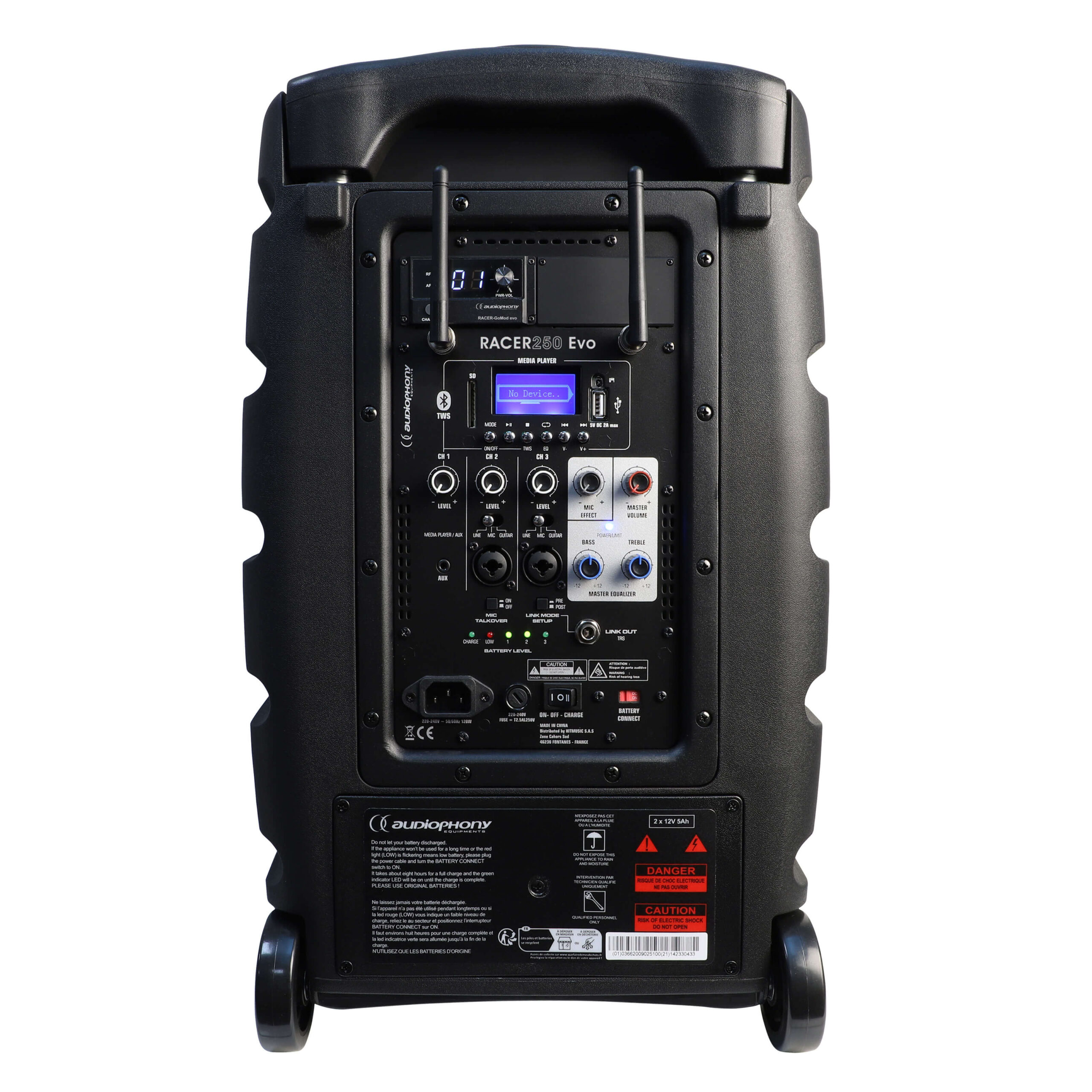 RACER250 evo Audiophony - Sonorisation portable - Sonowest