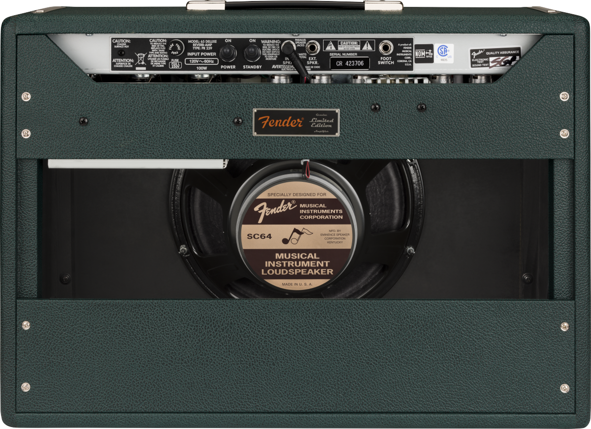 65 DELUXE REVERB BRIT GREEN LTD ED Fender - Combos guitares électriques - Sonowest