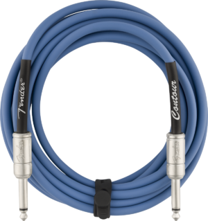 Câble jack Contour Series, 5,5 m, coloris Placid Blue. Fender - Câbles JACK/JACK - Sonowest