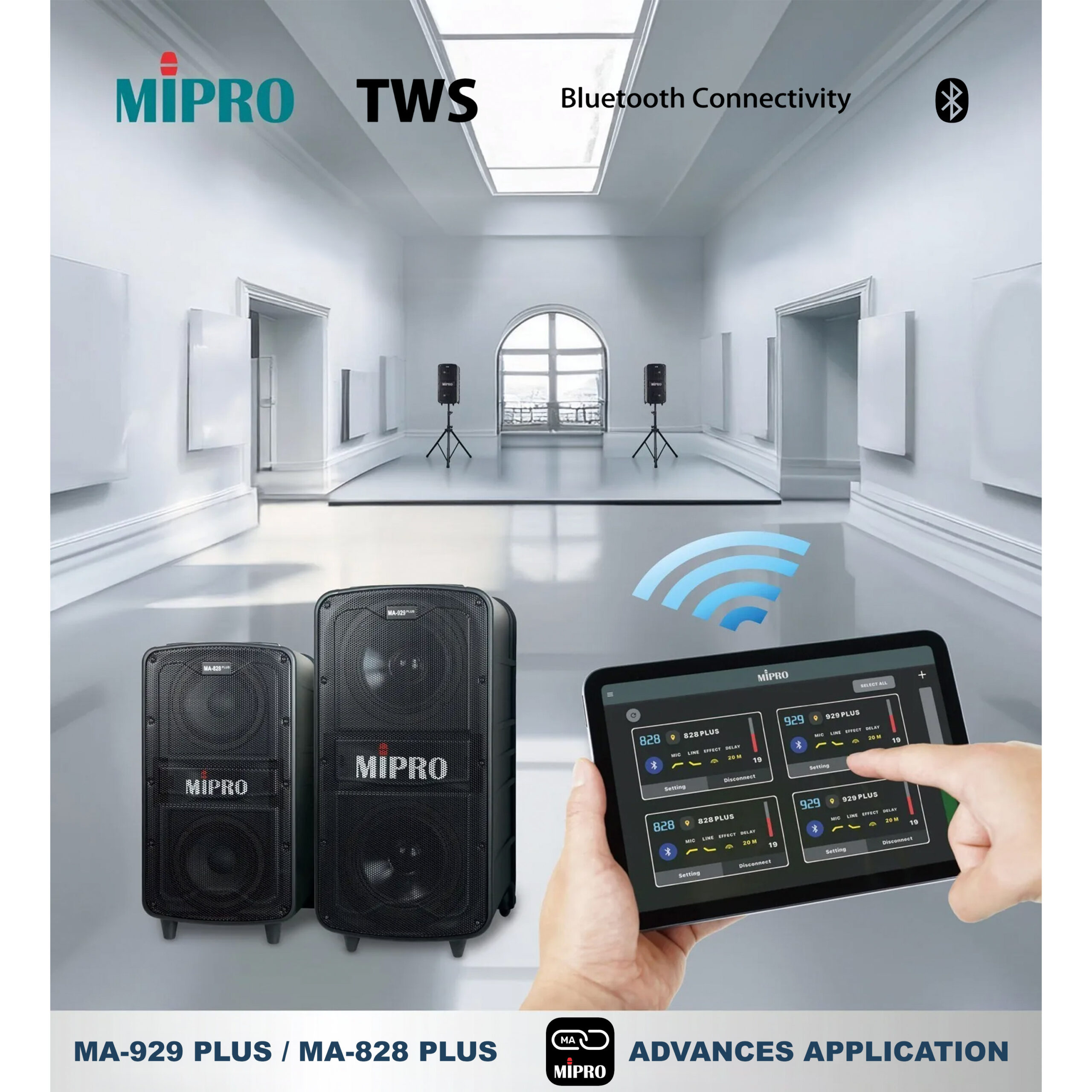 MIPMA828PLUS Mipro - Sonorisation portable - Sonowest