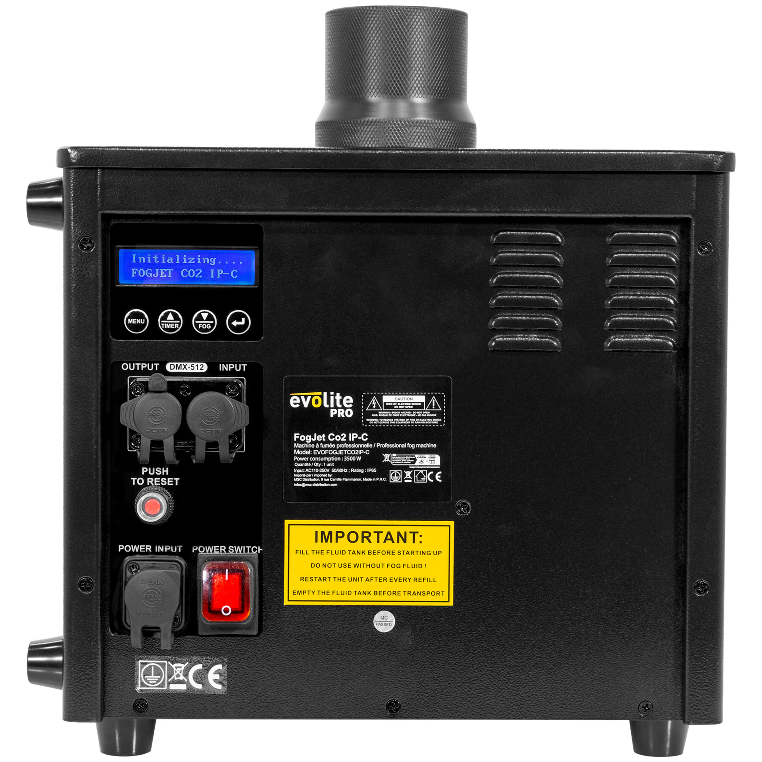 FogJet Co2 IP-C Evolite - Machine à fumée - Sonowest