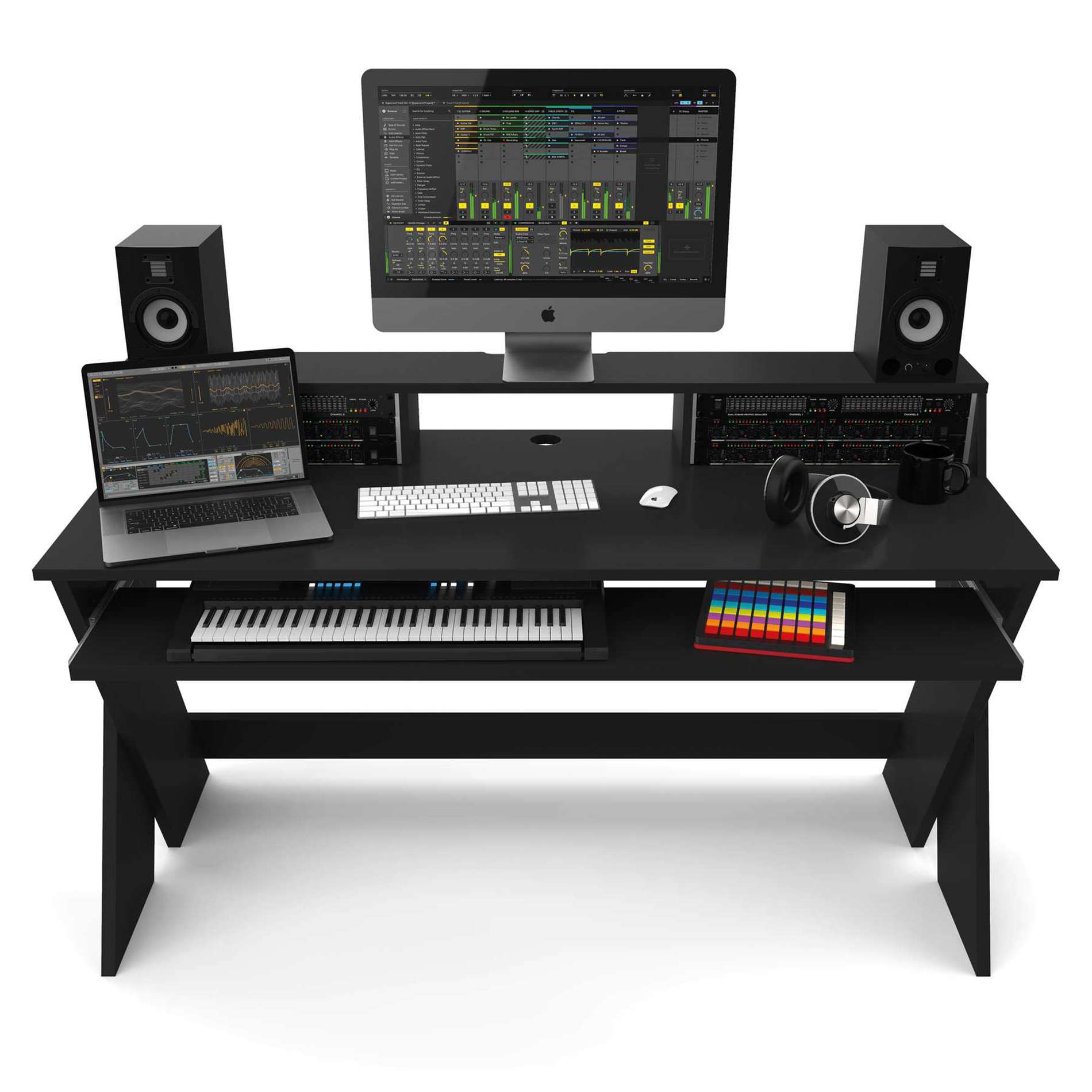SOUND DESK PRO BLACK Glorious DJ - Mobilier studio - Sonowest