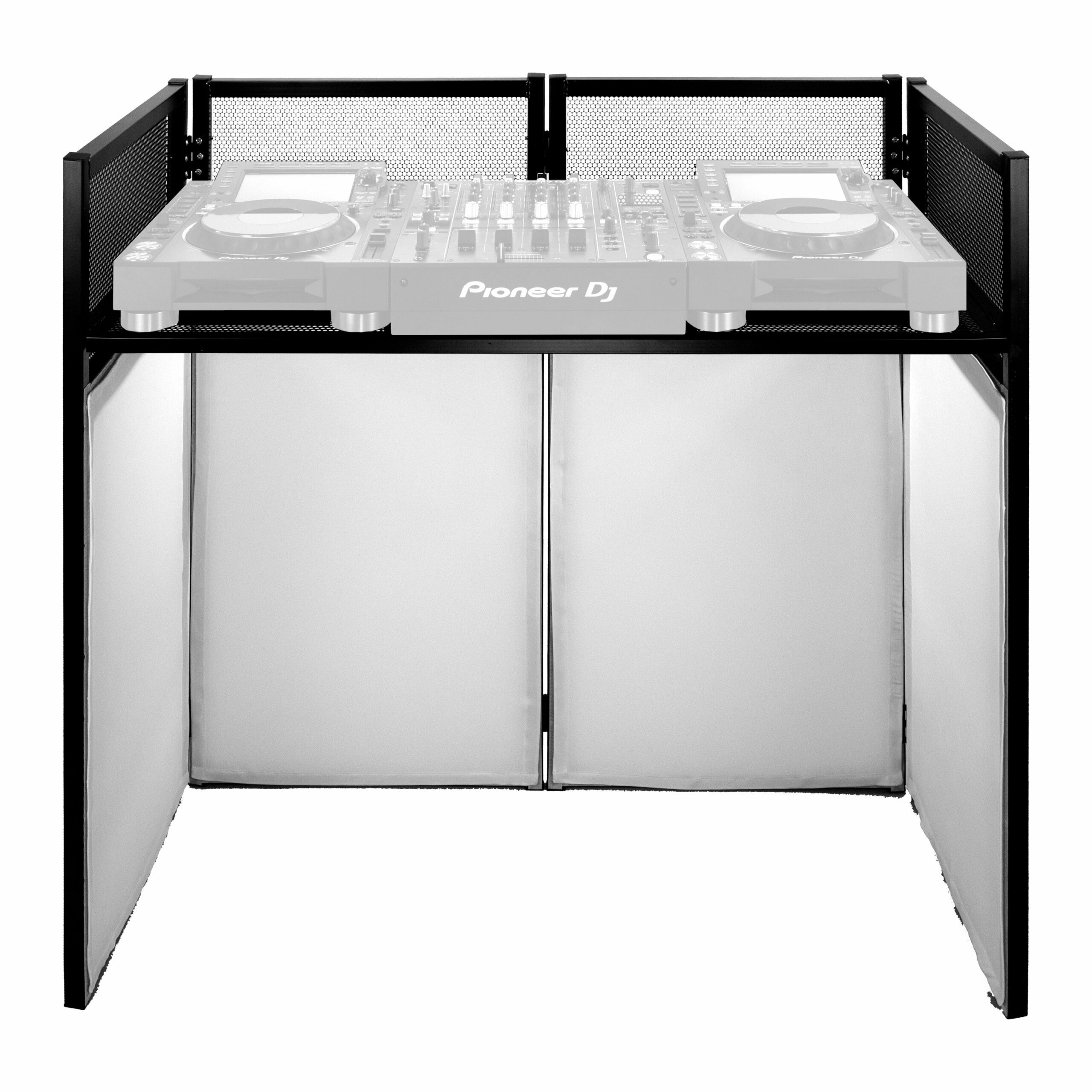 DJ DESK WHITE BoomToneDJ - Lycras et Panels - Sonowest