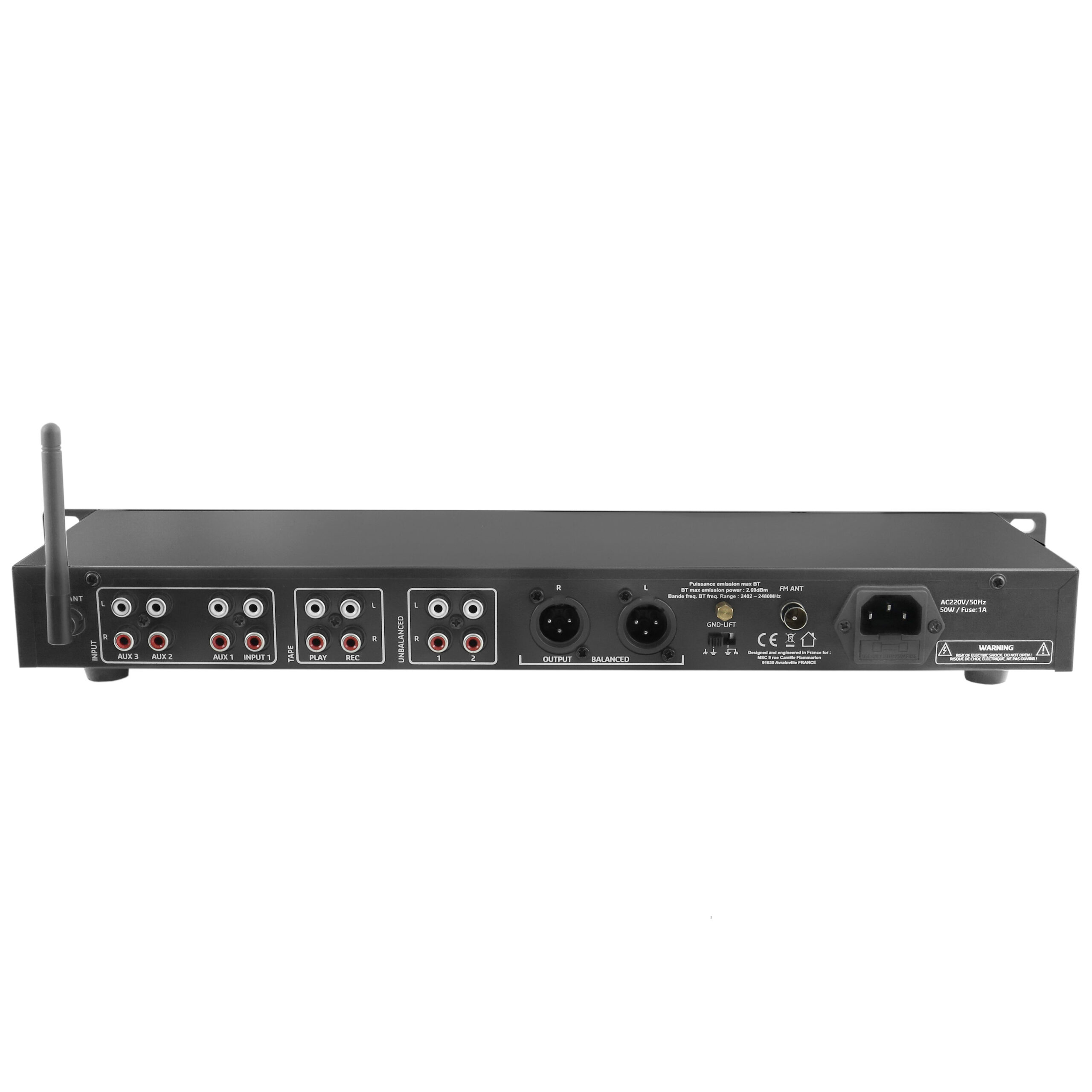 MSPLAYER Mac Mah - Platines CD/USB Rackables 19" - Sonowest