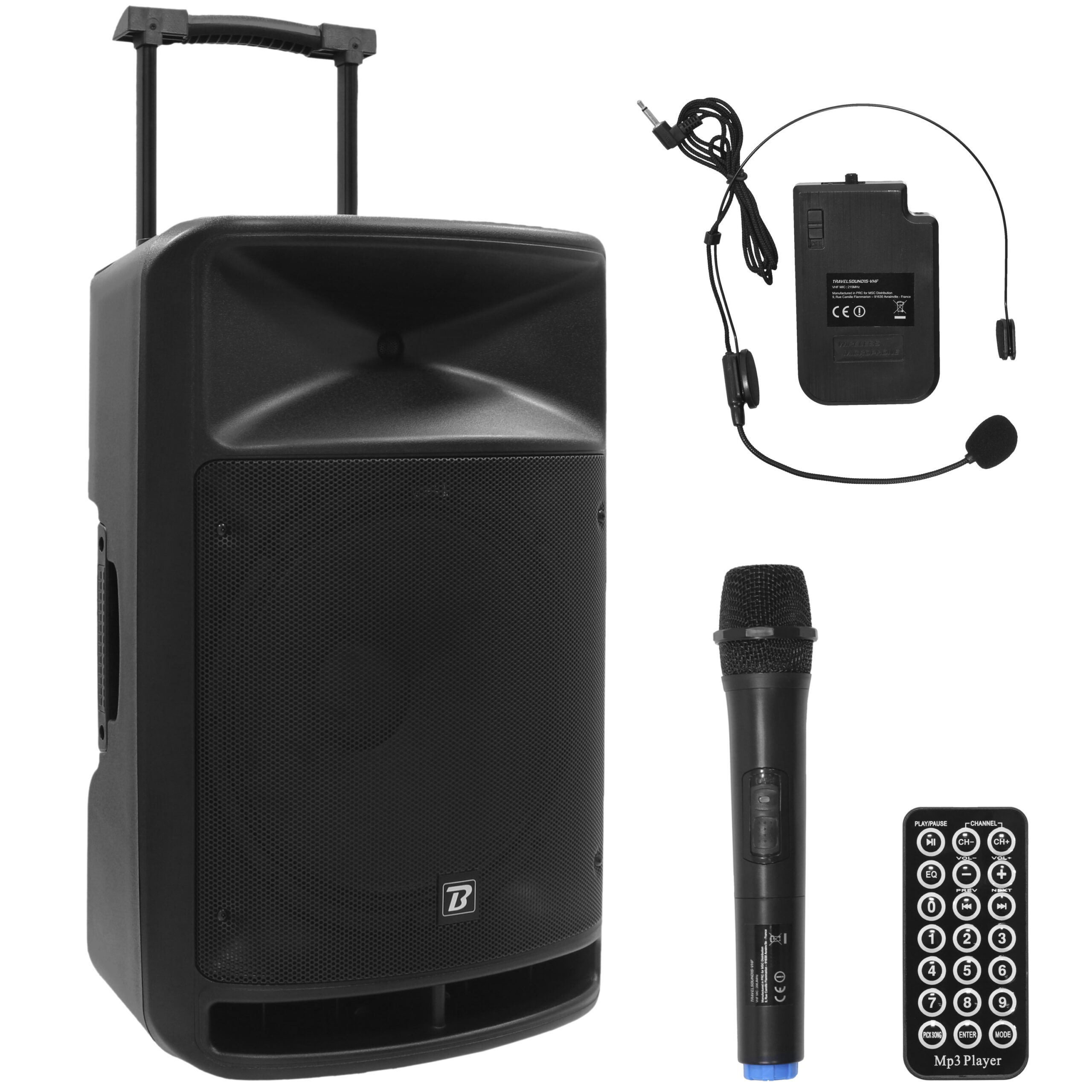 TravelSound15-VHF BoomToneDJ - Sonorisation portable - Sonowest