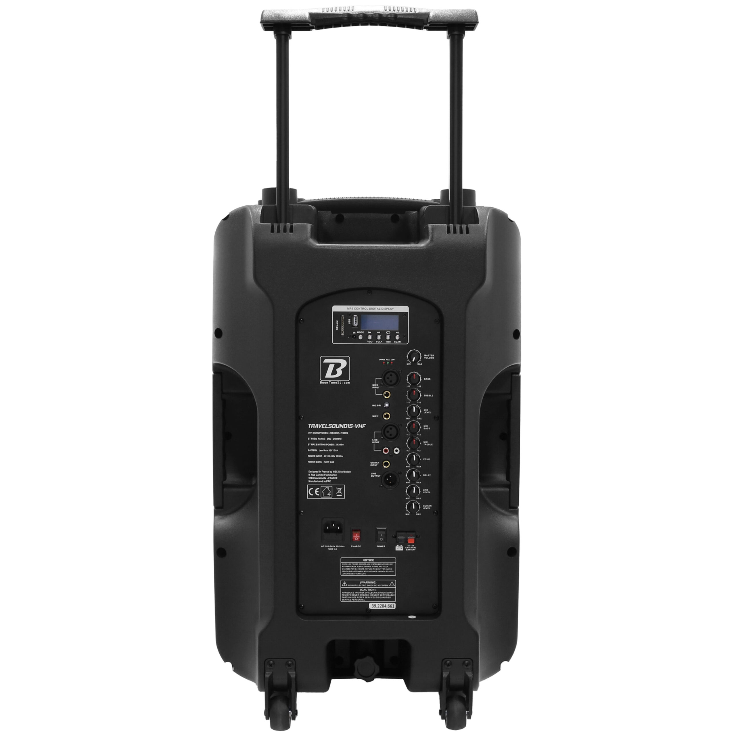 TravelSound15-VHF BoomToneDJ - Sonorisation portable - Sonowest
