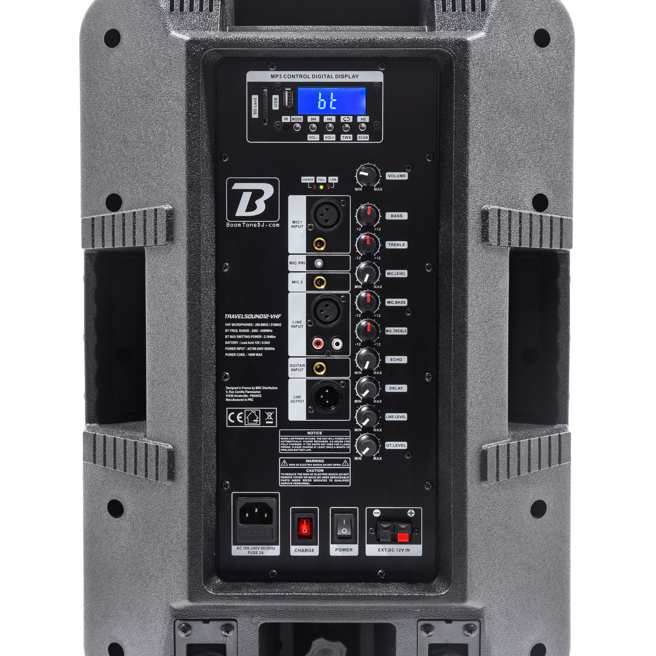 TravelSound12-VHF BoomToneDJ - Sonorisation portable - Sonowest
