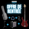 PACK BASSE ÉLECTRIQUE BLACK CHERRY