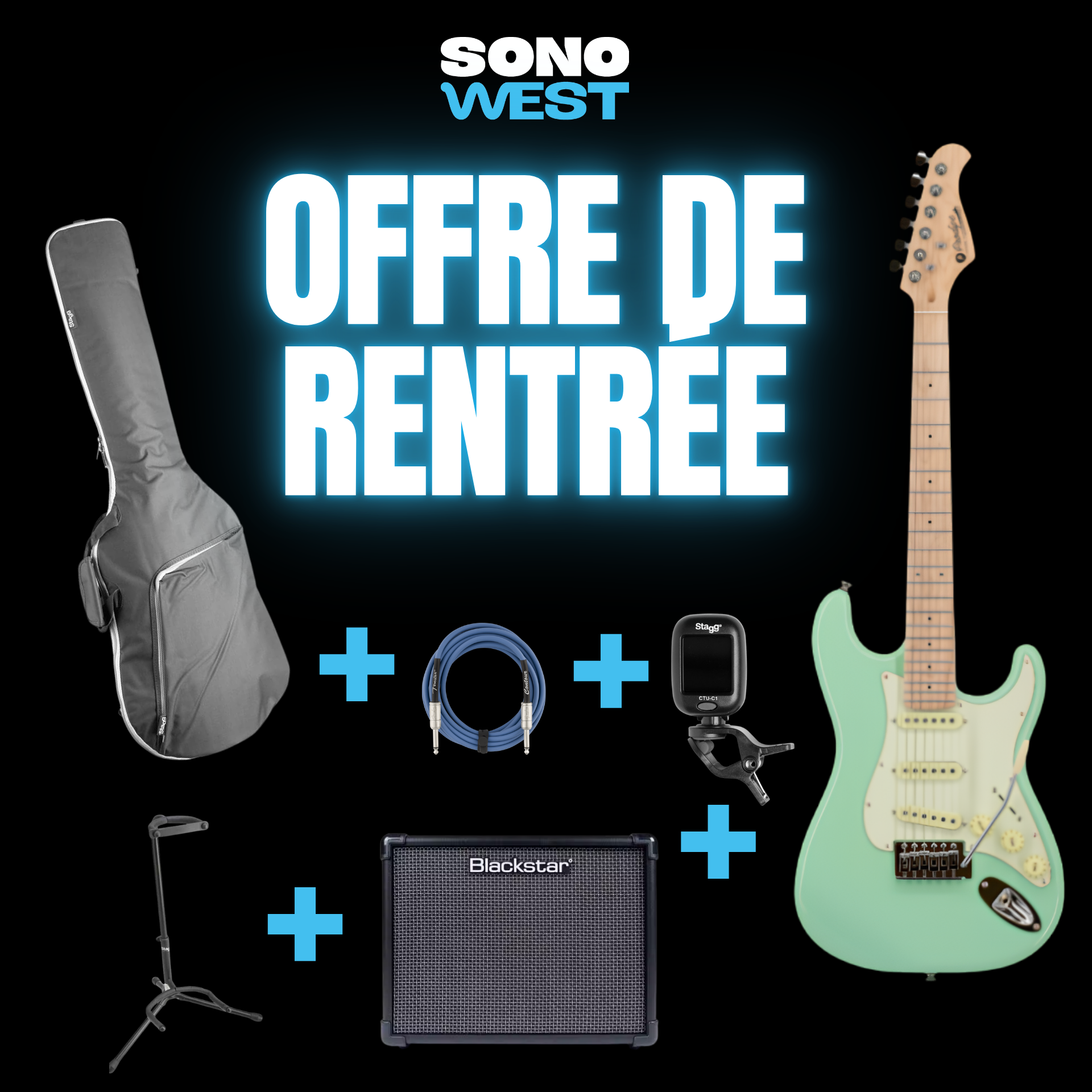 PACK ÉLECTRIQUE JUNIOR SURF GREEN