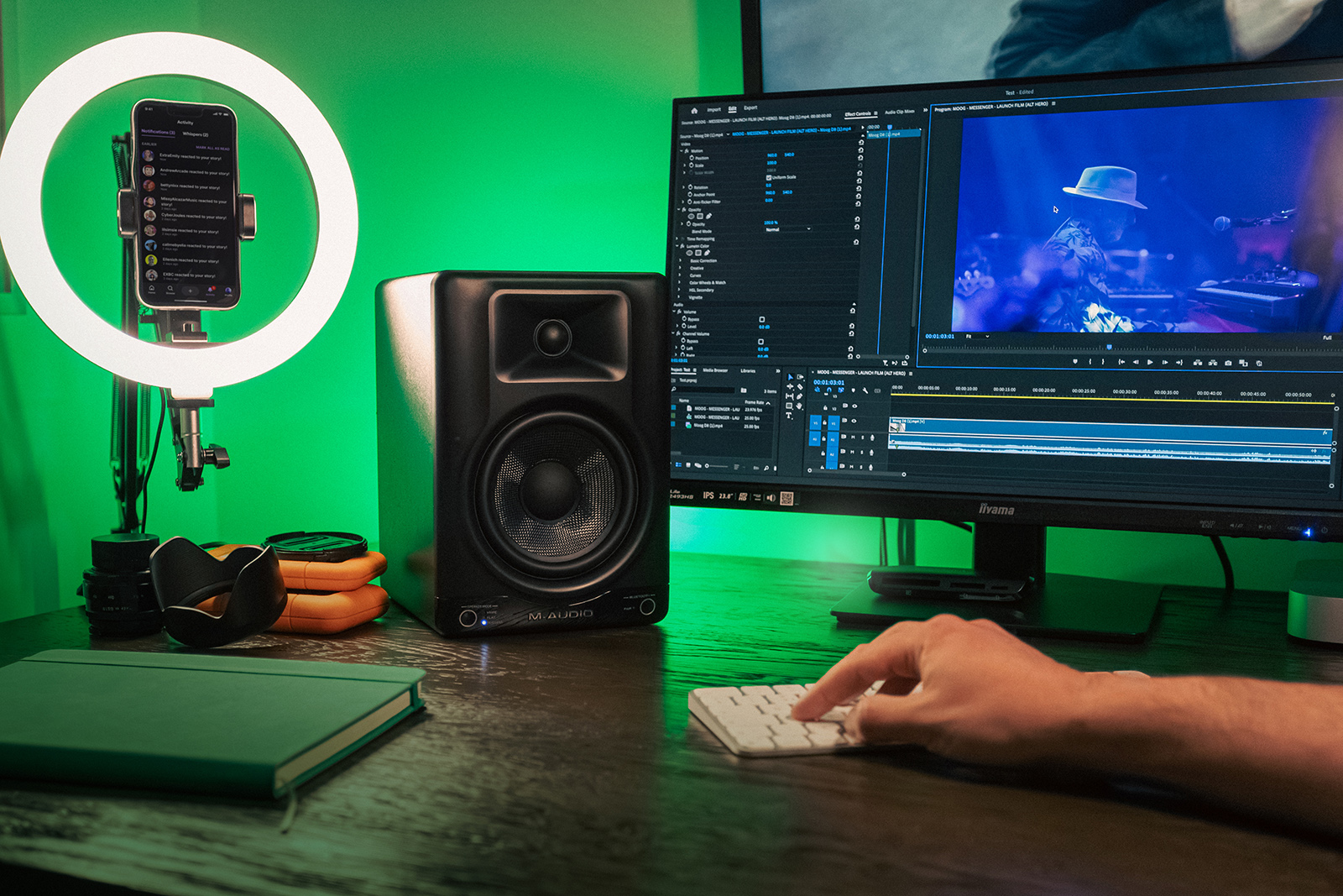 BX5BT M-Audio - Enceinte monitoring - Sonowest