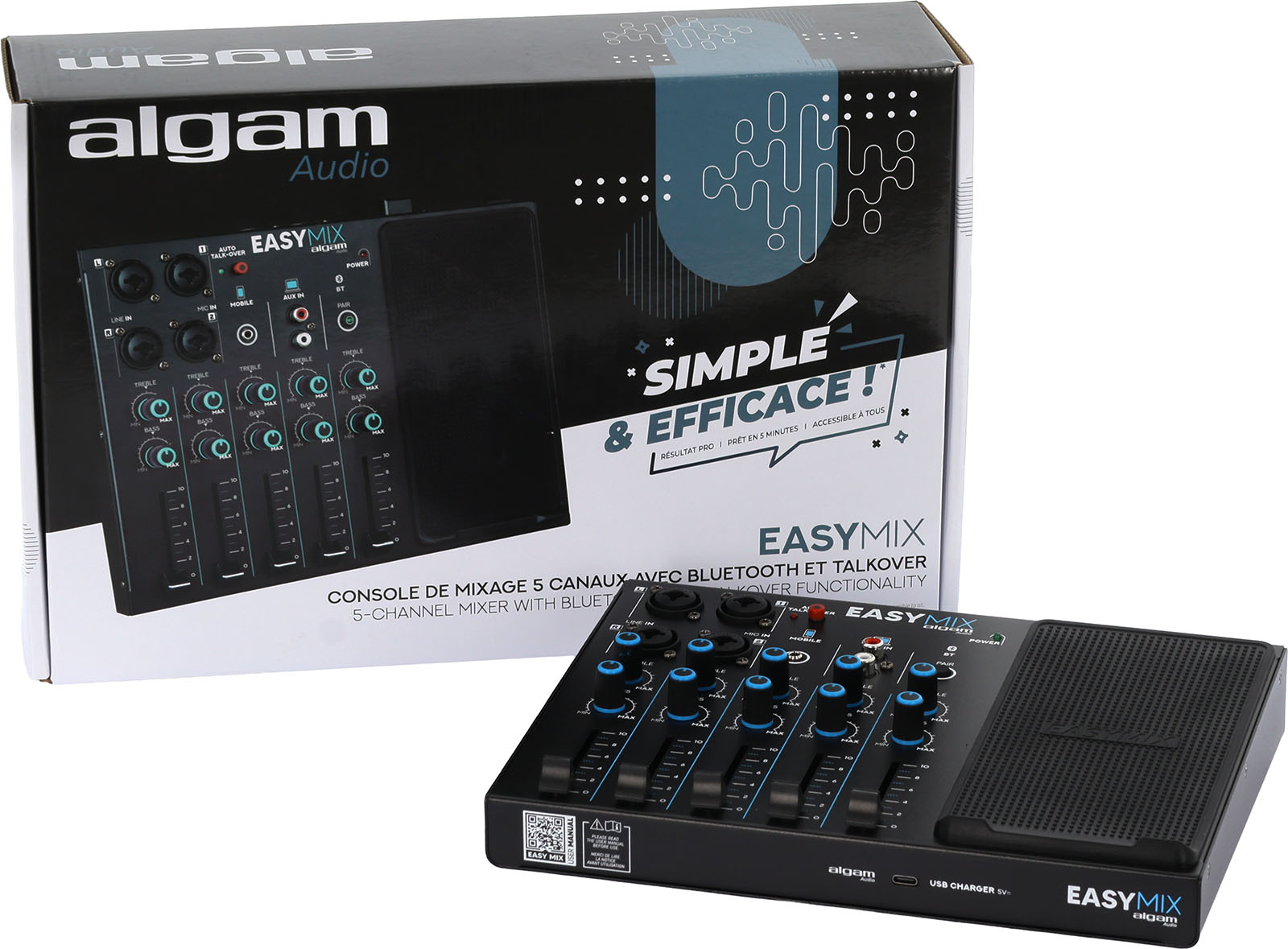 EASYMIX Algam Audio - Consoles analogiques - Sonowest