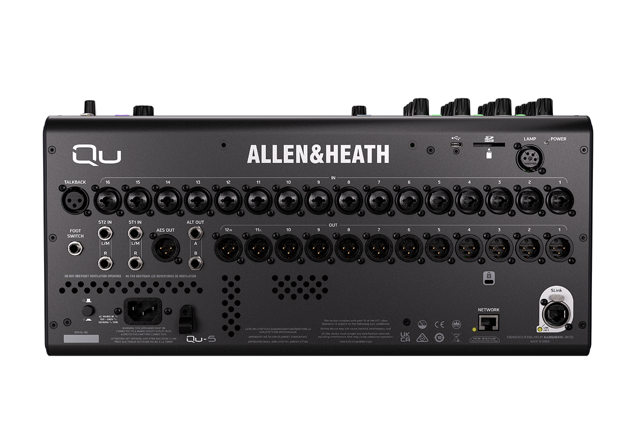 QU-5 Allen & Heath - Consoles numériques - Sonowest