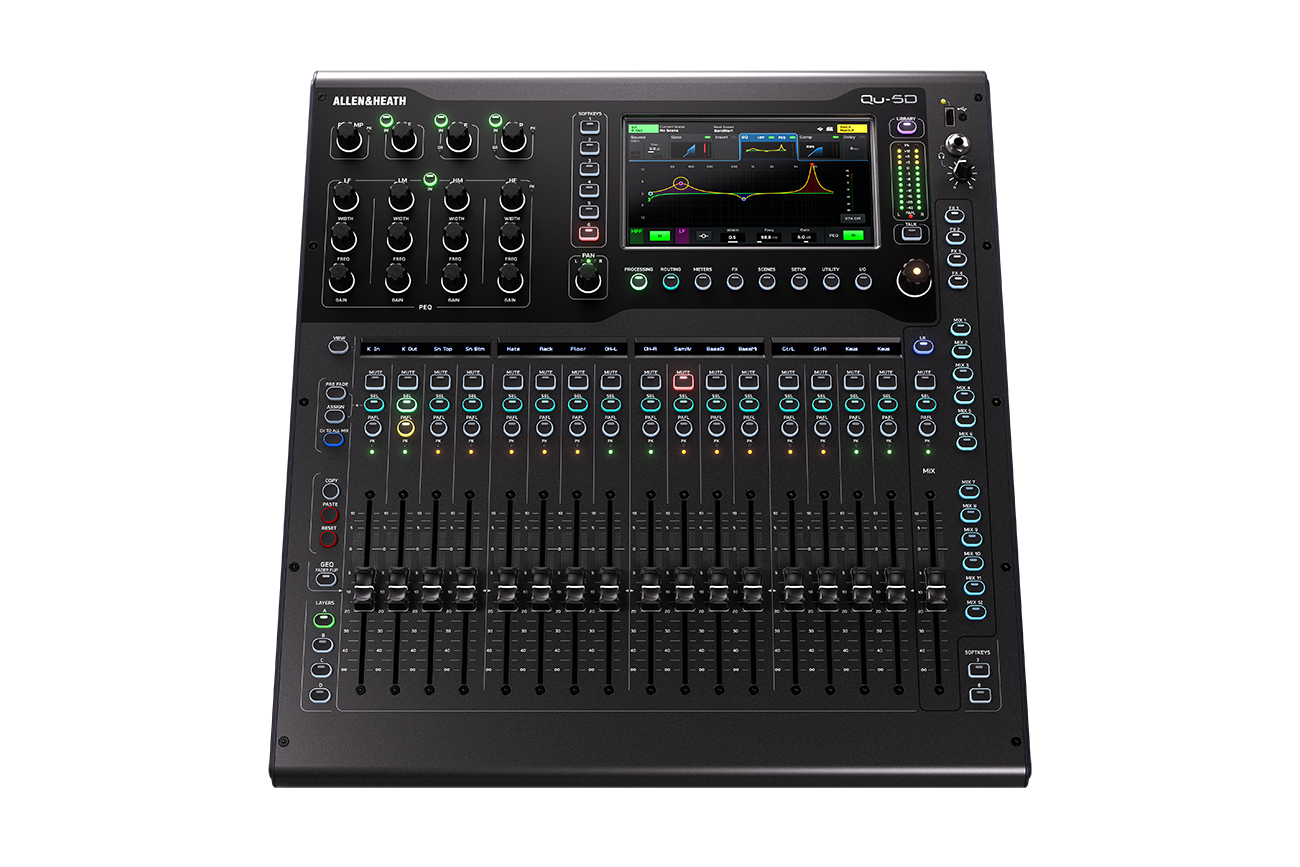 QU-5D Allen & Heath - Consoles numériques - Sonowest