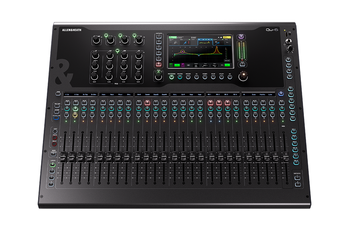 QU-6 Allen & Heath - Consoles numériques - Sonowest