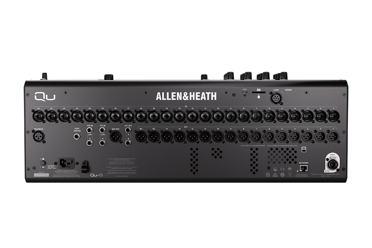 QU-6 Allen & Heath - Consoles numériques - Sonowest