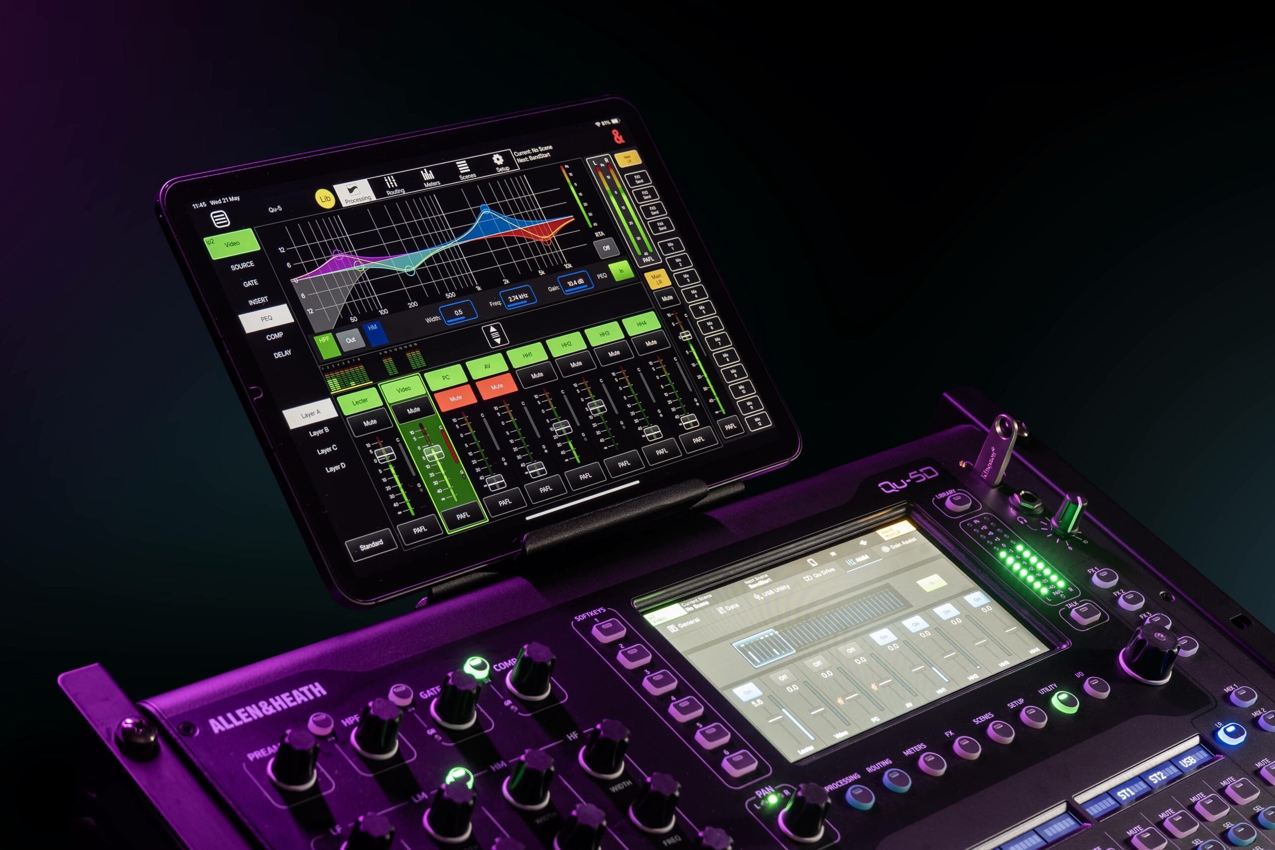 QU-BRACKET Allen & Heath - Accessoires consoles - Sonowest