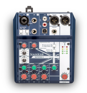 Notepad 5 Soundcraft - Consoles analogiques - Sonowest