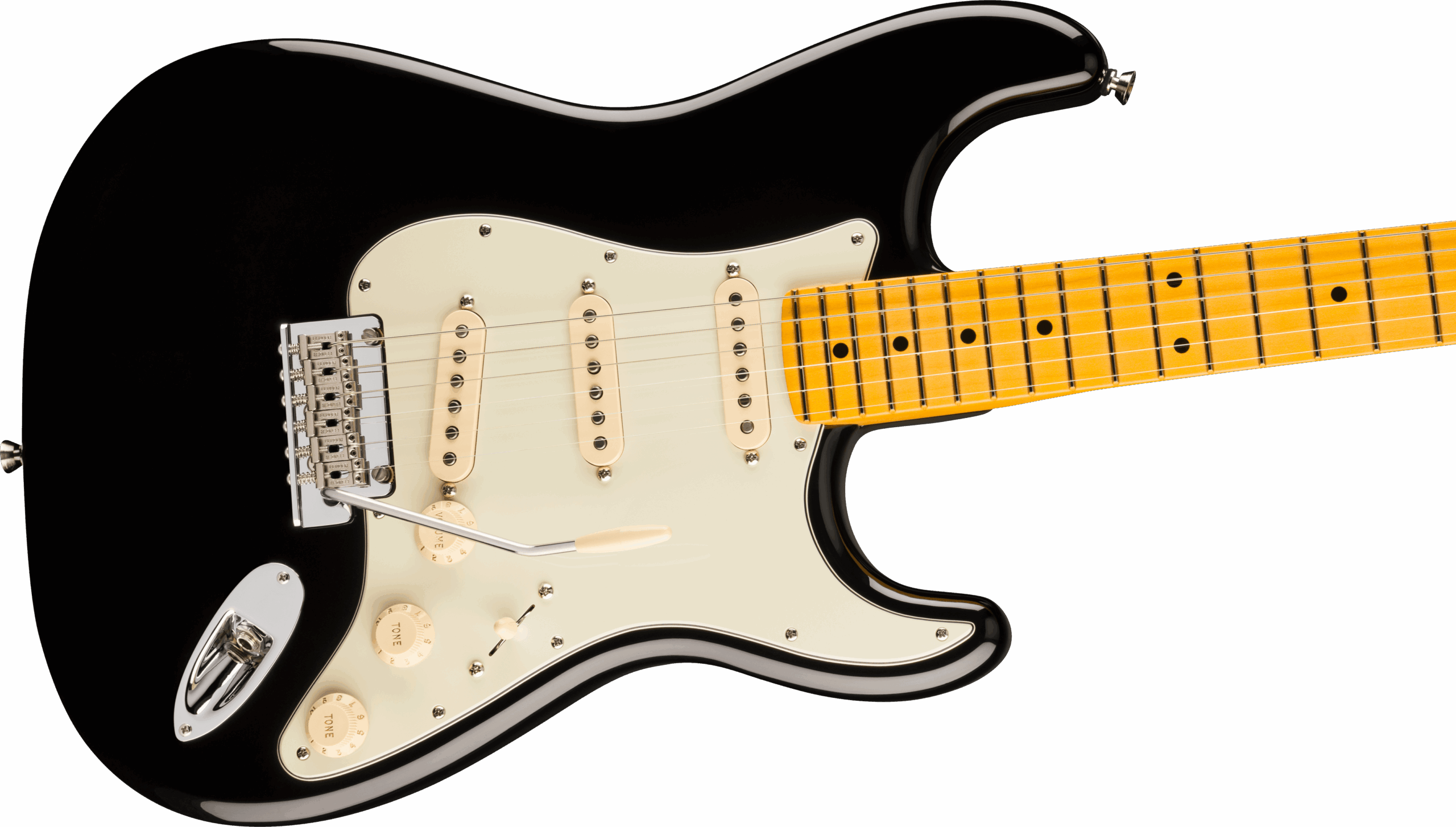 AMERICAN PROFESSIONAL STRATOCASTER MN BLK Fender - Guitares électriques Stratocaster - Sonowest