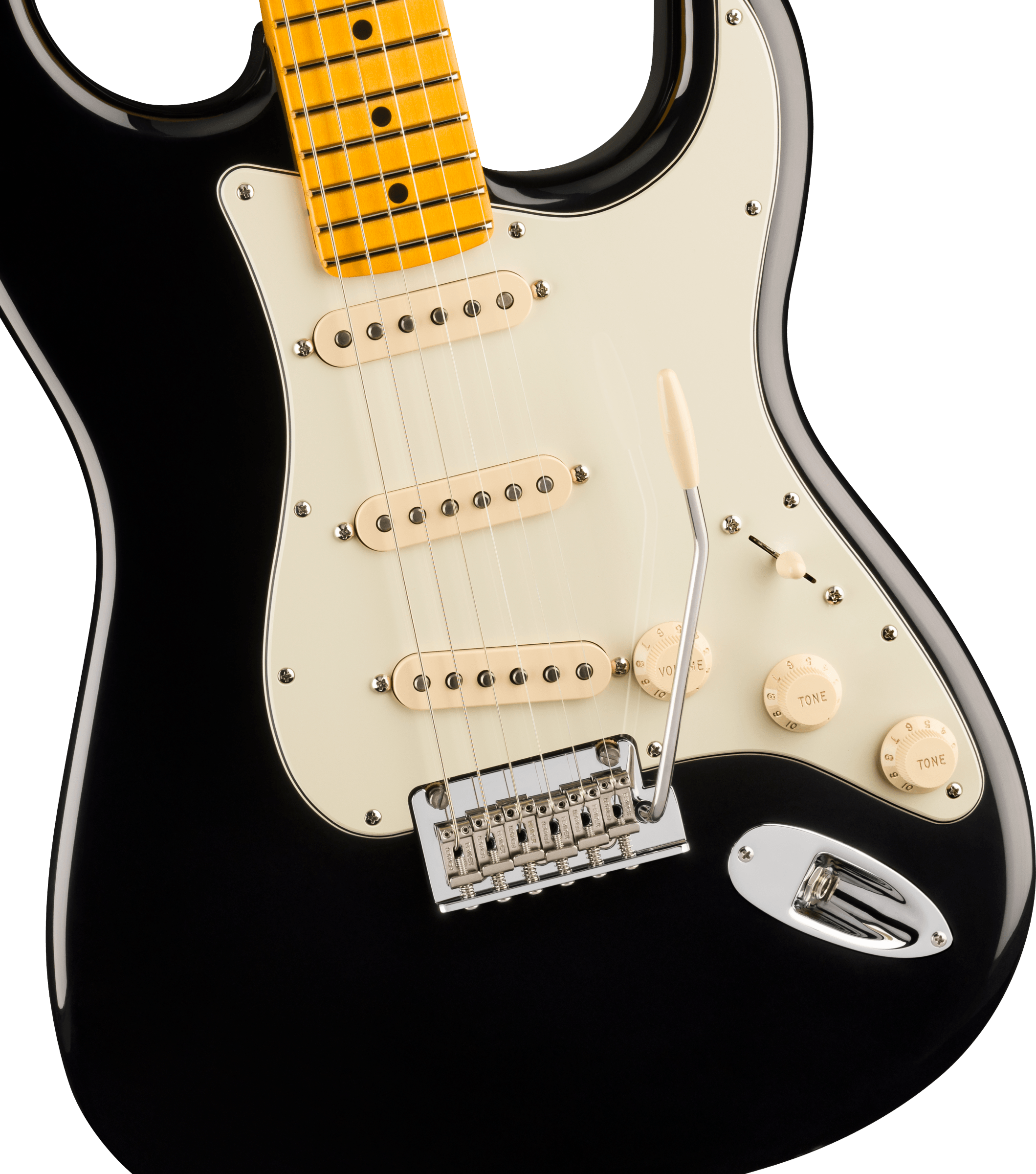 AMERICAN PROFESSIONAL STRATOCASTER MN BLK Fender - Guitares électriques Stratocaster - Sonowest
