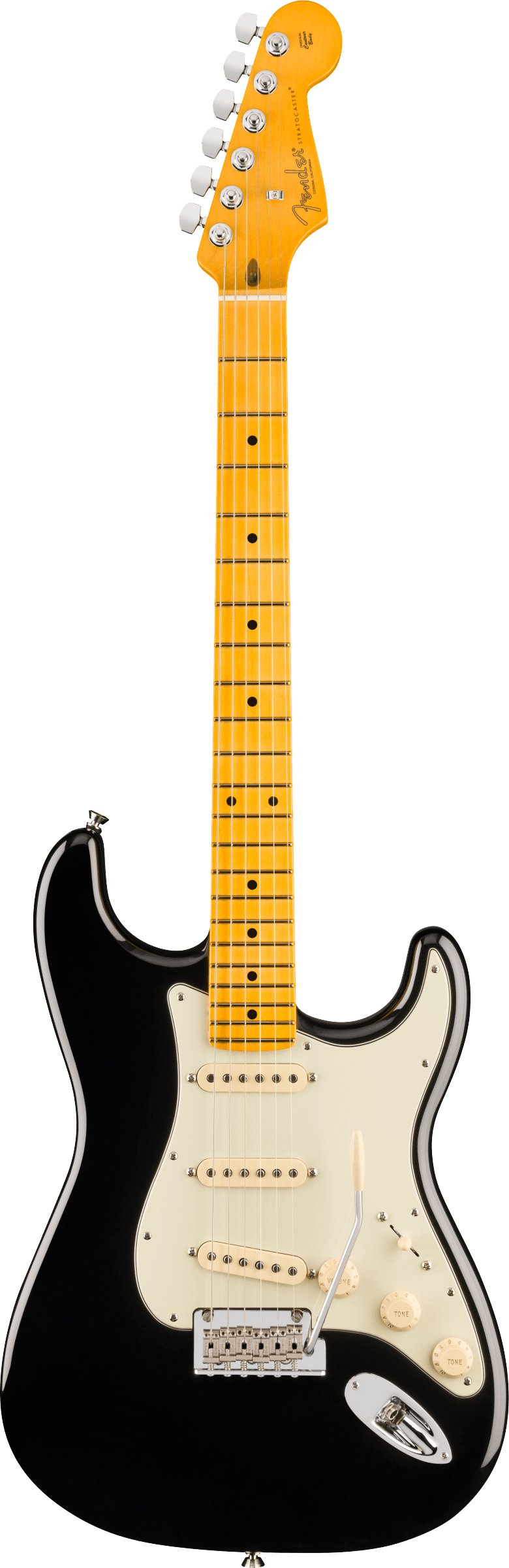 AMERICAN PROFESSIONAL STRATOCASTER MN BLK Fender - Guitares électriques Stratocaster - Sonowest