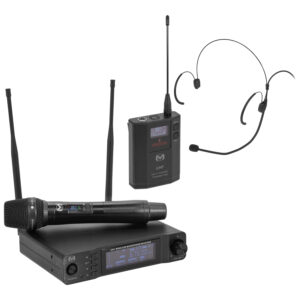 UHF 1000 M + UHF 1000 Bodypack Mac Mah - Micros HF main - Sonowest
