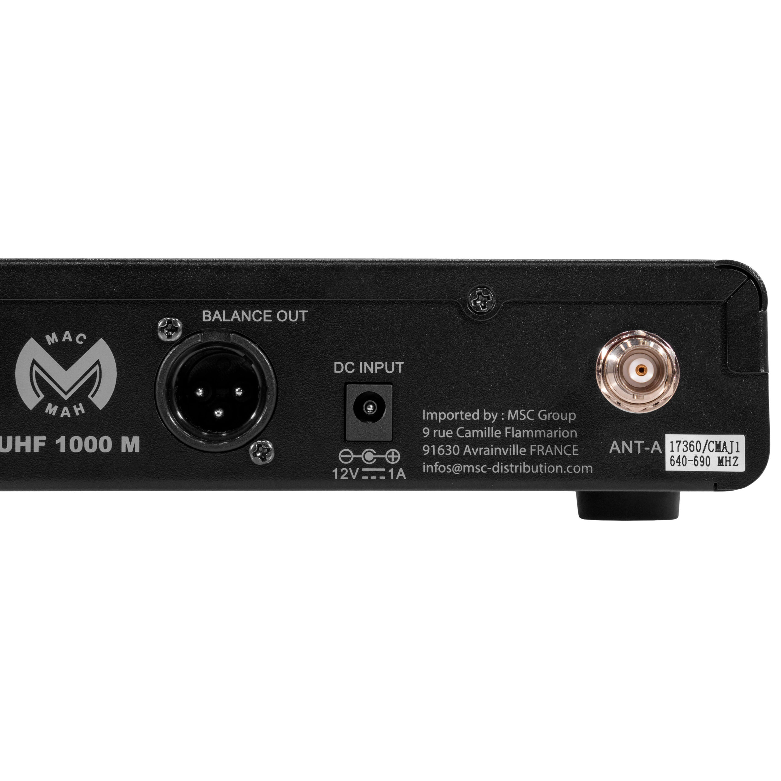UHF 1000 M + UHF 1000 Bodypack Mac Mah - Micros HF main - Sonowest