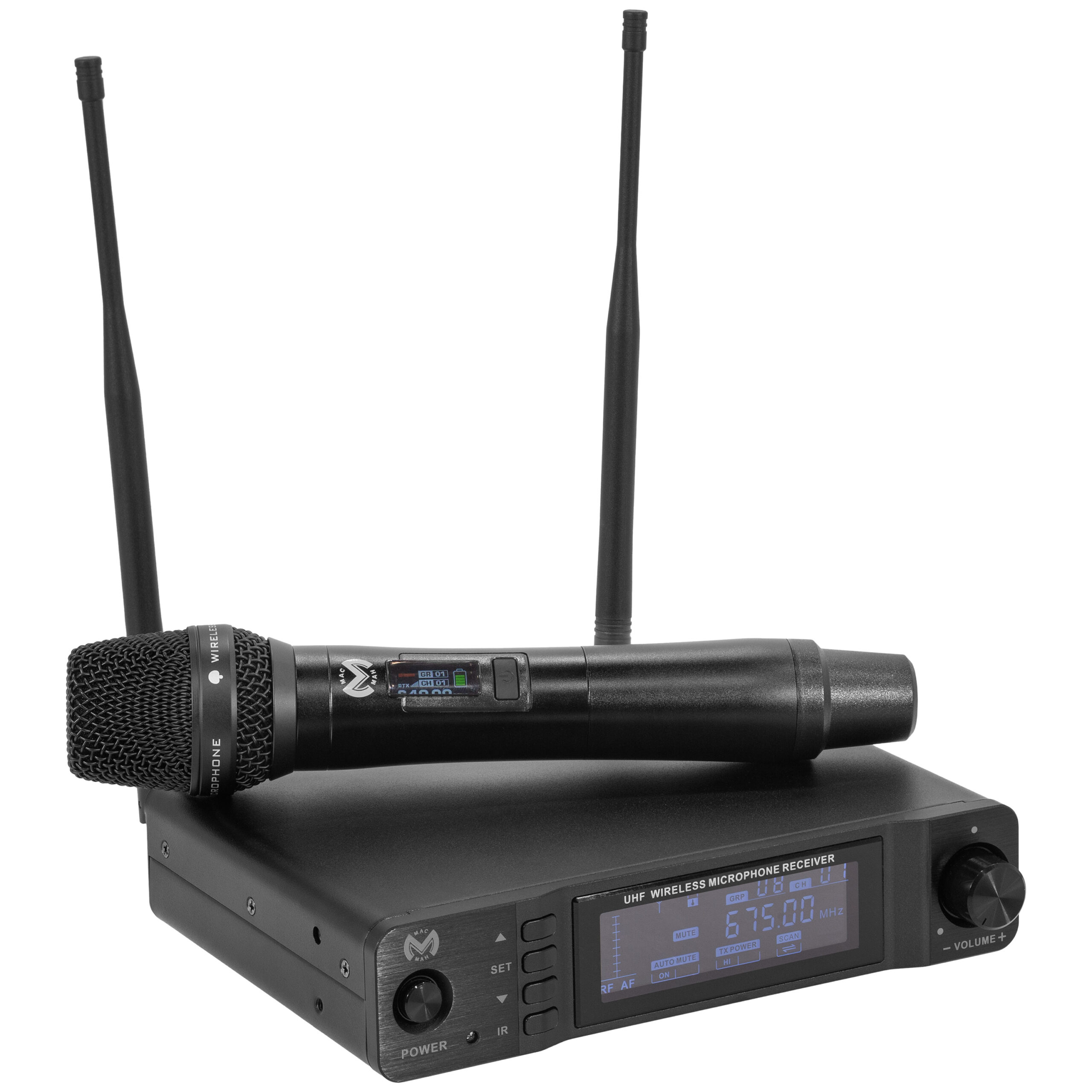 UHF 1000 M + UHF 1000 Bodypack Mac Mah - Micros HF main - Sonowest