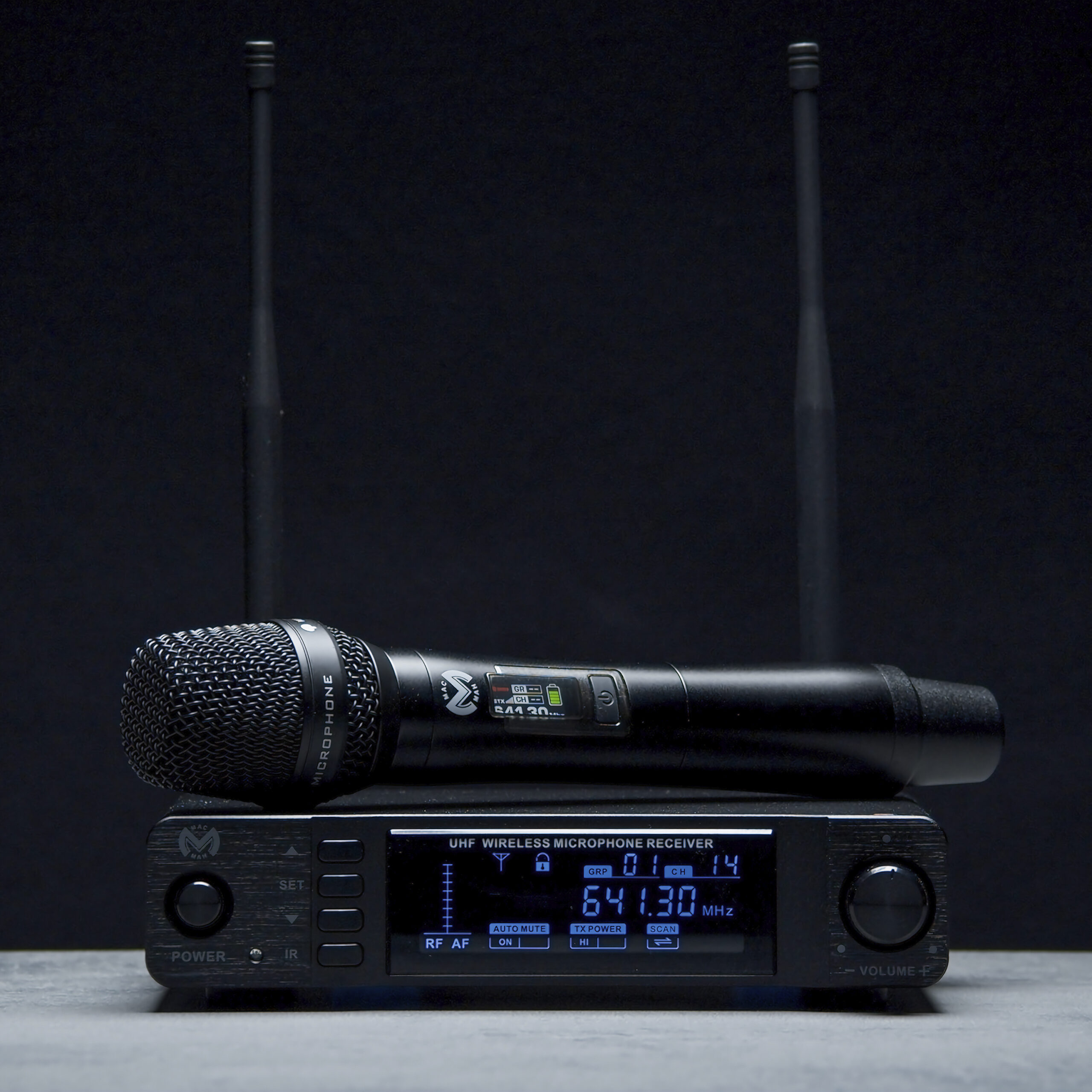 UHF 1000 M + UHF 1000 Bodypack Mac Mah - Micros HF main - Sonowest